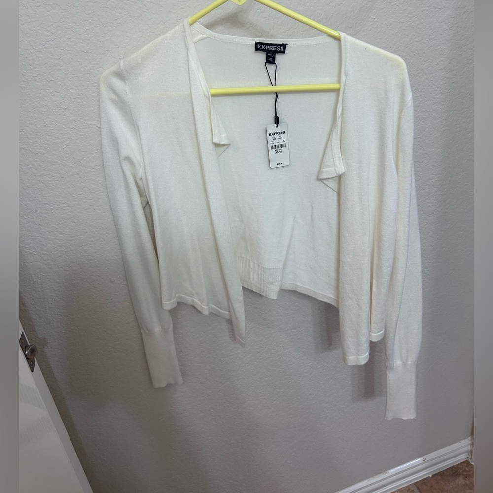 Express XS Cream Color Sweater